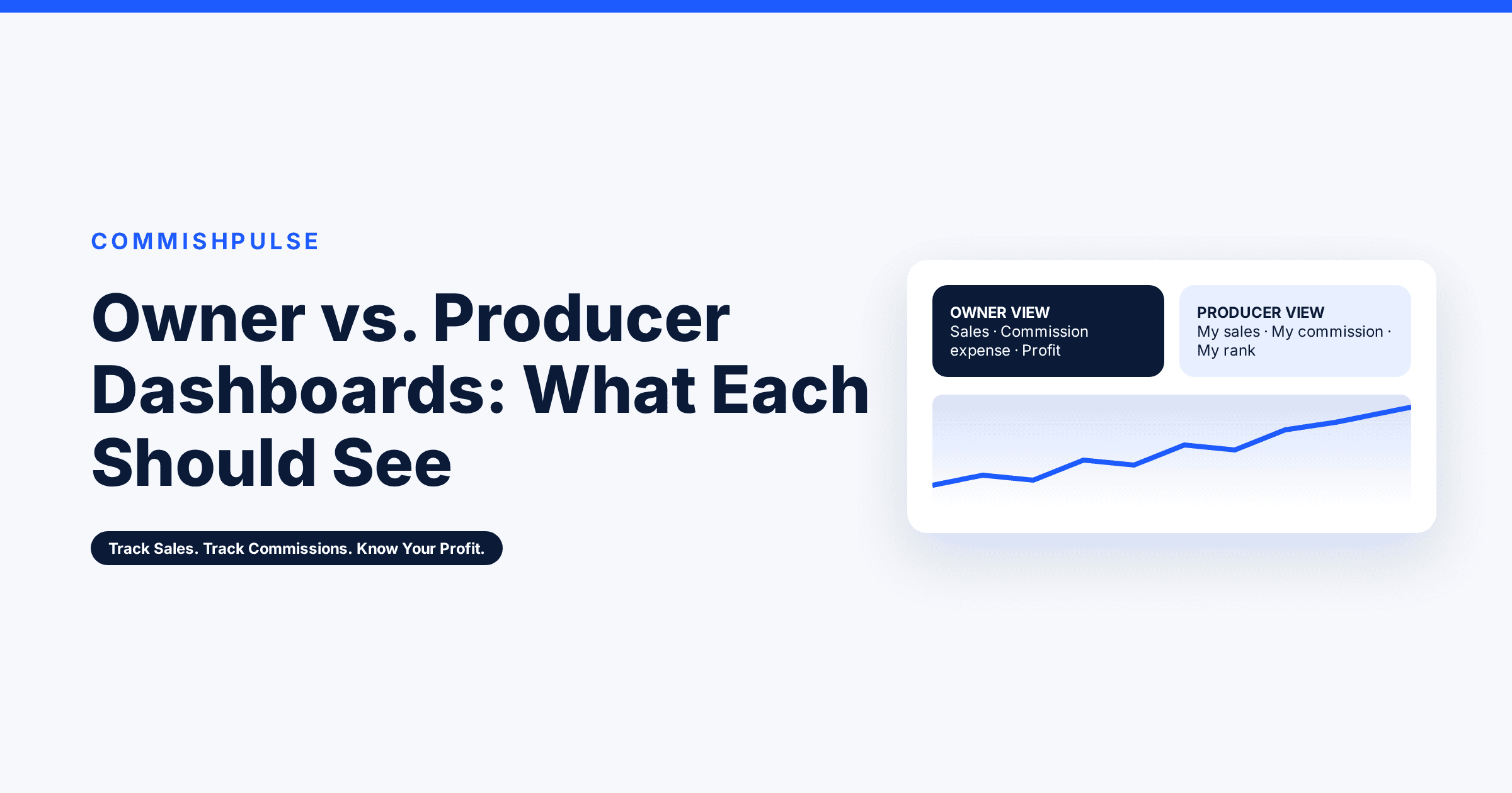 Owner vs. Producer Dashboards: What Each Should See