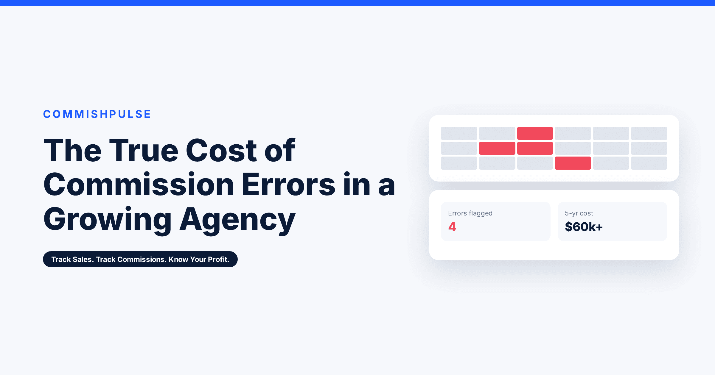 The True Cost of Commission Errors in a Growing Agency